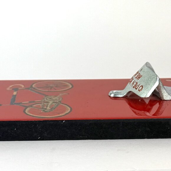 Bike Wall Mounted Bottle Opener by Sweet Art Attack, 2020 — Hand-Painted Cycling - Picture 7 of 8
